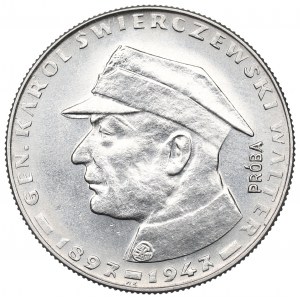 PRL, 10 złotych 1967 Świerczewski - Próba Ni