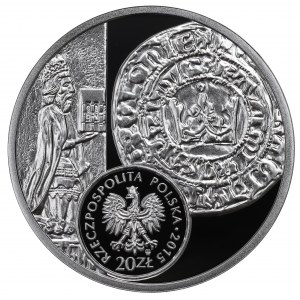 III RP, 20 złotych 2015 - Grosz Kazimierza Wielkiego