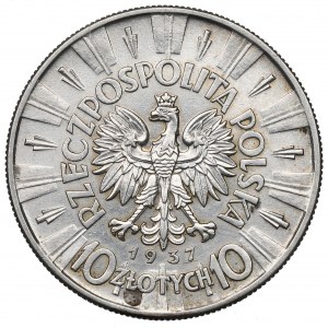 II Republic of Poland, 10 zloty 1937 Pilsudski