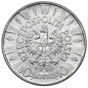 II Republic of Poland, 10 zloty 1936 Pilsudski