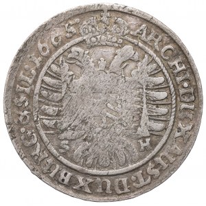 Śląsk pod panowaniem Habsburgów, Leopold I, 6 krajcarów 1665, Wrocław