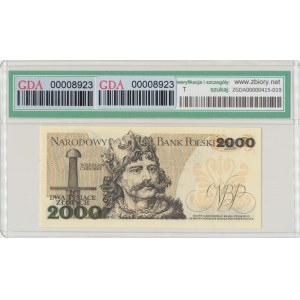 PRL, 2000 PLN 1982 BP - GDA 66EPQ