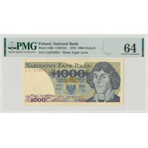 PRL, 1000 złotych 1979 CA - PMG 64