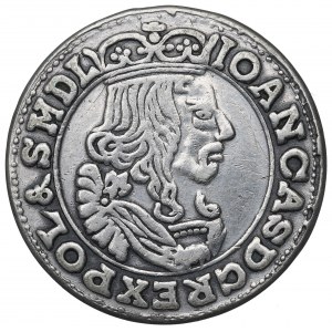 Jan II Kazimierz, Szóstak 1663 - kopia