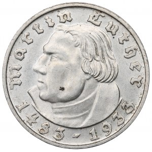 Germany, 2 mark 1933 D Luther