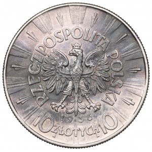 II Republic of Poland, 10 zloty 1936 Pilsudski