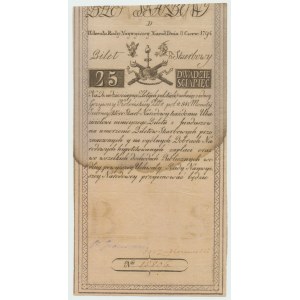 25 złotych 1794 - D - PIETER DE VRI[ES] & COMP