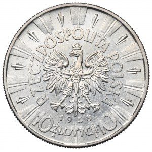 II Republic of Poland, 10 zloty 1938 Pilsudski