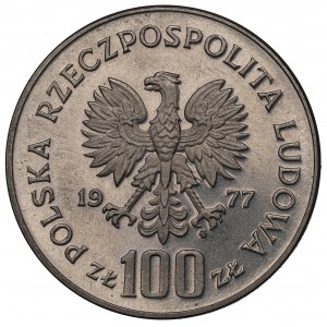 PRL, 100 złotych 1977 Zamek na Wawelu - Próba Ni