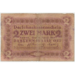 Kowno, 2 marki 1918
