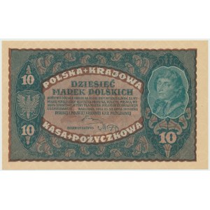 II RP, 10 marek polskich 1919 II Serja DH
