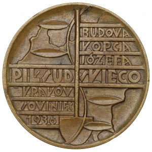 1936 Medal budowa Kopca Piłsudskiego