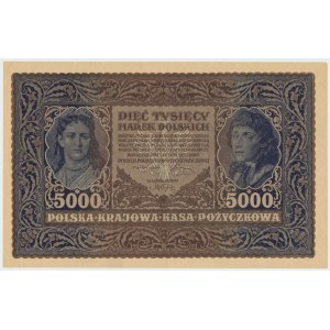 II RP, 5000 marek polskich 1920 III SERJA B