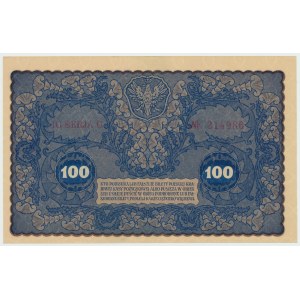 II RP, 100 marek polskich 1919 IG Serja G