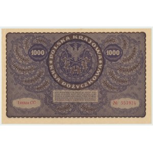 II RP, 1000 marek polskich 1919 I SERJA CC