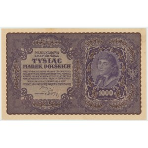 II RP, 1000 marek polskich 1919 II SERJA AE