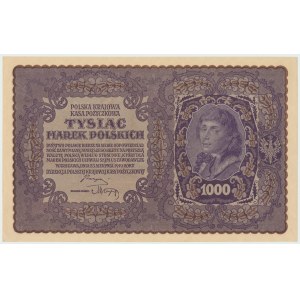II RP, 1000 marek polskich 1919 II SERJA K