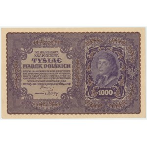 II RP, 1000 marek polskich 1919 II SERJA K