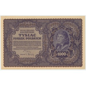 II RP, 1000 marek polskich 1919 II SERJA AB