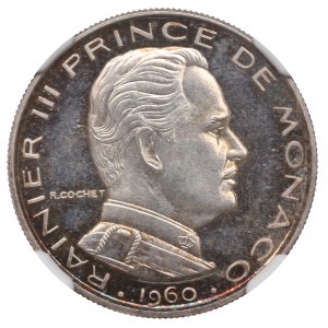 Monaco, 1 franc 1960 - ESSAI NGC PF65