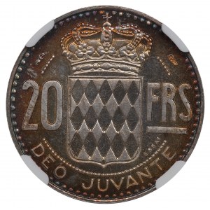 Monaco, 20 francs 1950 - ESSAI NGC MS67