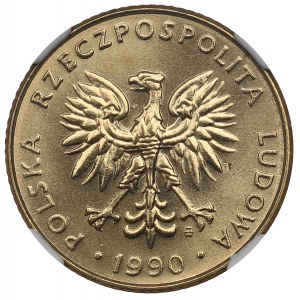 III RP, 10 złotych 1990 - NGC MS66