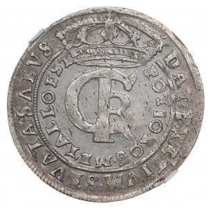 Jan II Kazimierz, Tymf 1666, Bydgoszcz - SEVATA NGC AU55
