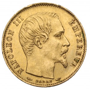 France, 5 francs 1854