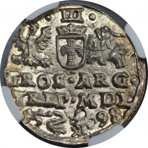 Sigismund III, 3 groschen 1598, Vilnius