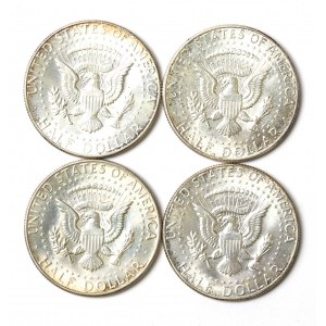 USA, Zestaw 1/2 dolara 1964-69