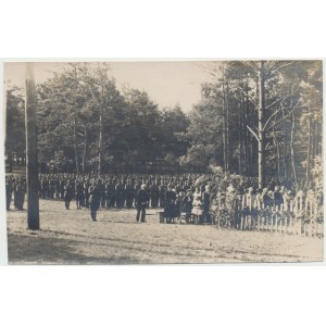 II RP, Fotografia Poligon Biedrusko msza polowa