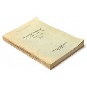Walewski hr. St., Trojaki koronne Zygmunta III Wazy reprint 1970