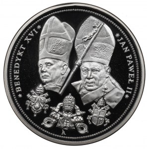 III RP, Medal 2005 Jan Paweł II Benedykt XVI