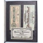 Klaser banknotów - głównie Niemcy ( 56 egz.)
