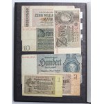 Klaser banknotów - głównie Niemcy ( 56 egz.)