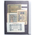Klaser banknotów - głównie Niemcy ( 56 egz.)