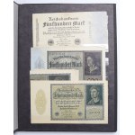 Klaser banknotów - głównie Niemcy ( 56 egz.)