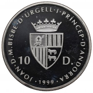 Andorra, 10 diners 1999