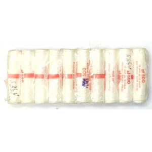 PRL, Zgrzewka bankowa 10 x 50 sztuk 10 złotych 1989