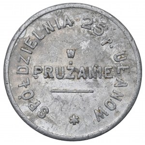 II RP, 1 złoty Spółdzielnia 25 Pułk Ułanów, Prużana