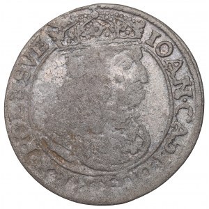 John II Casimir, 6 groschen 1661, Lviv