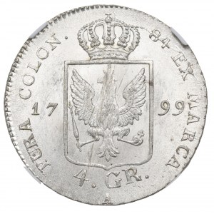 Germany, Preussen, 4 groschen 1799 - NGC MS63