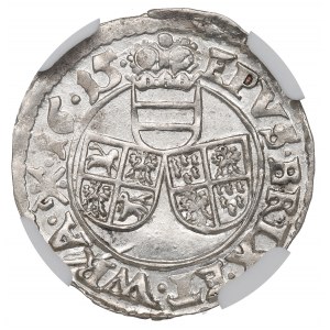 Schlesien, Bishopic of Breslau, 3 kreuzer 1615 - NGC MS64
