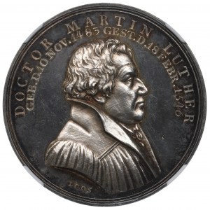 Germany, Medal 1817 - 300 years of Reformation - NGC MS62 PL