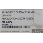 Germany, Medal 1817 - 300 years of Reformation - NGC MS62 PL