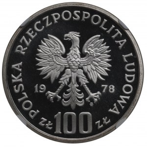 People's Republic of Poland, 100 Gold 1978 Environmental Protection - Beaver Sample NGC PF69 Ultra Cameo