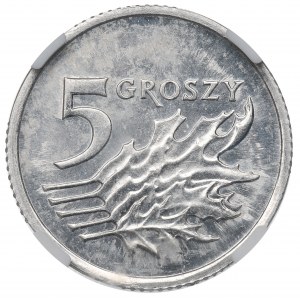 Third Republic, 5 pennies 2006 - Sample in Aluminum NGC MS64