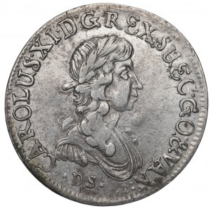 Pommern, Carol XI, 1/3 thaler 1673, Stettin