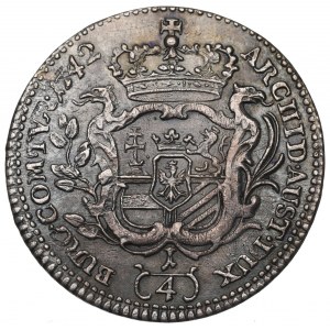 Austria, Maria Theresa, 1/4 thaler 1742
