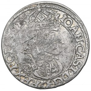 Jan II Kazimierz, Szóstak 1661, Lwów - popiersie z 1660